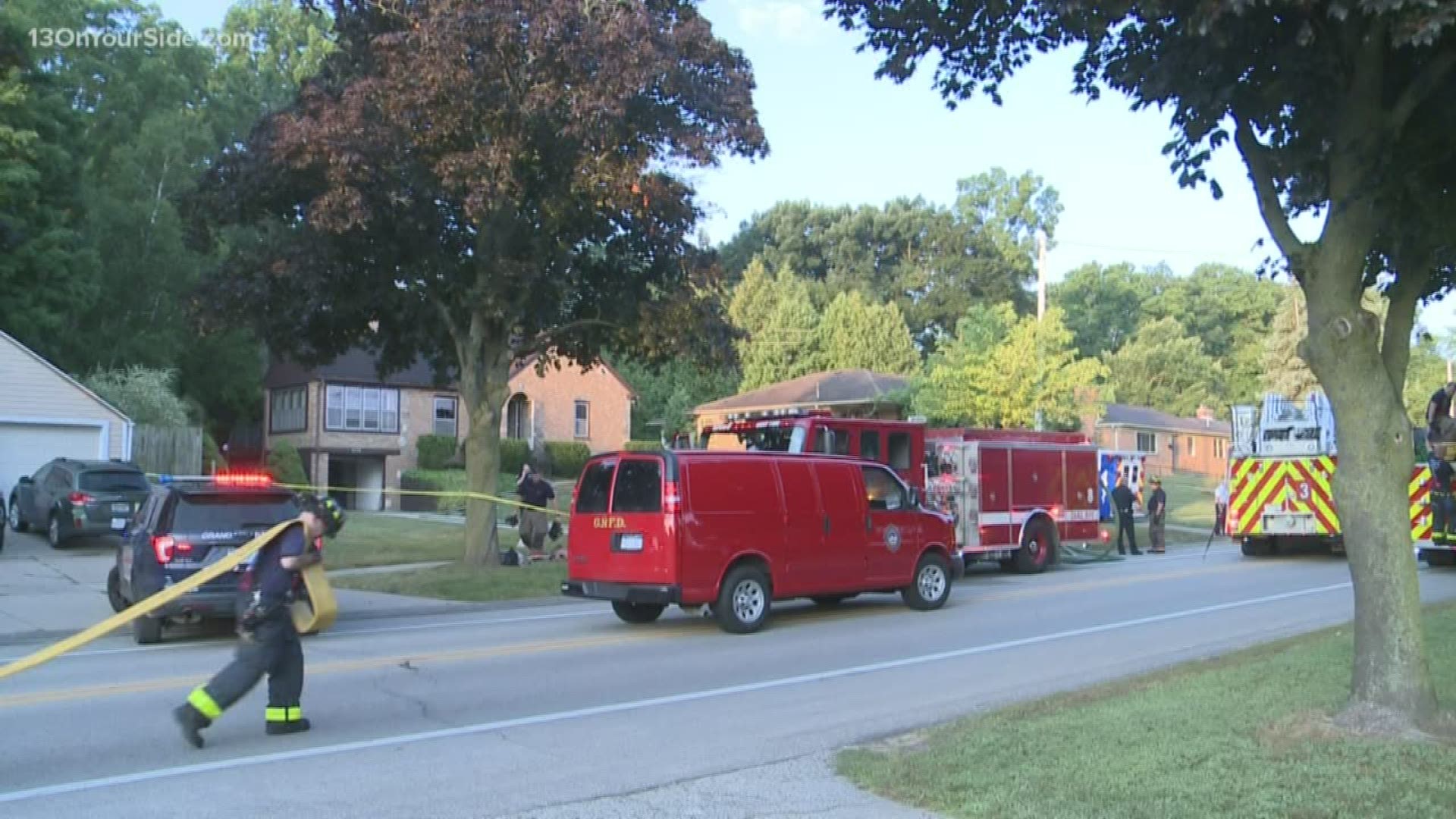 The Grand Rapids Fire Department said Friday the fire is not being considered suspicious, but its cause is still under investigation.