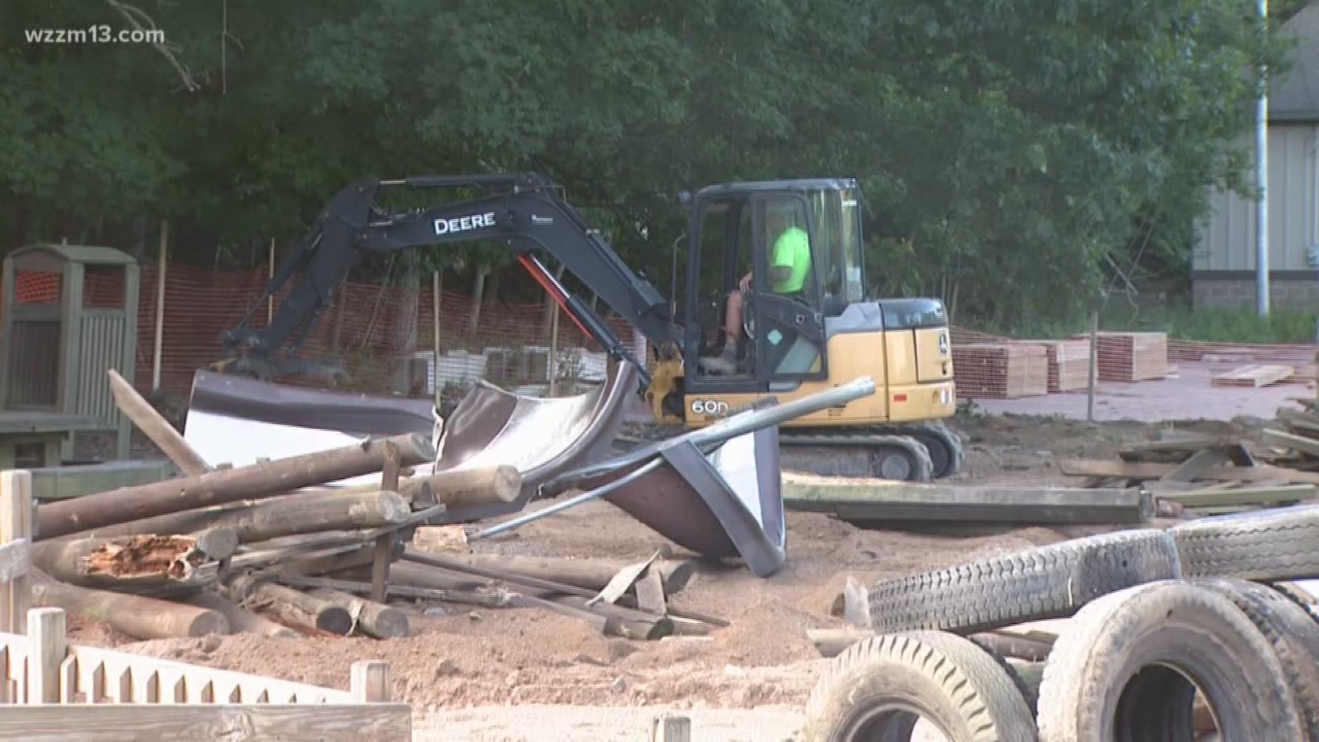 Imagination Station torn down in Grand Haven