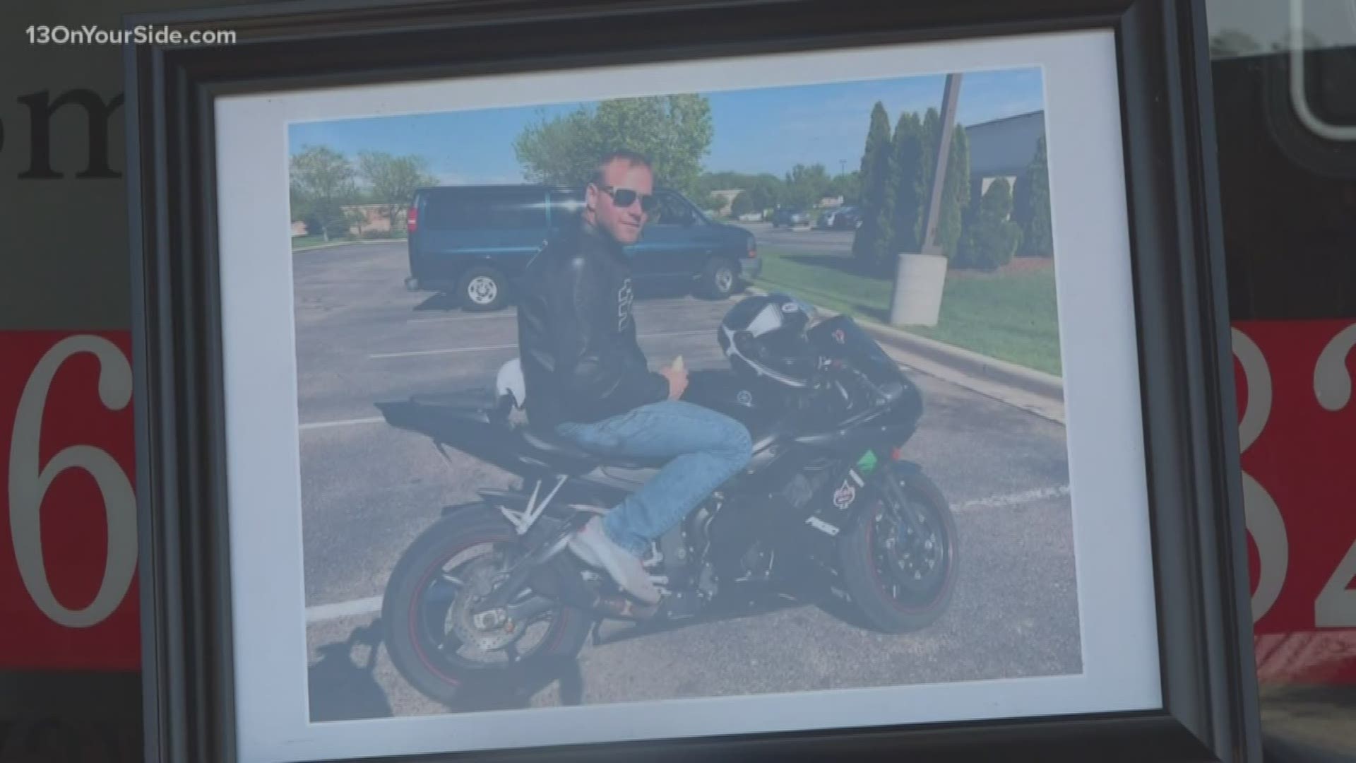Holland motorcyclist remembers father killed in crash