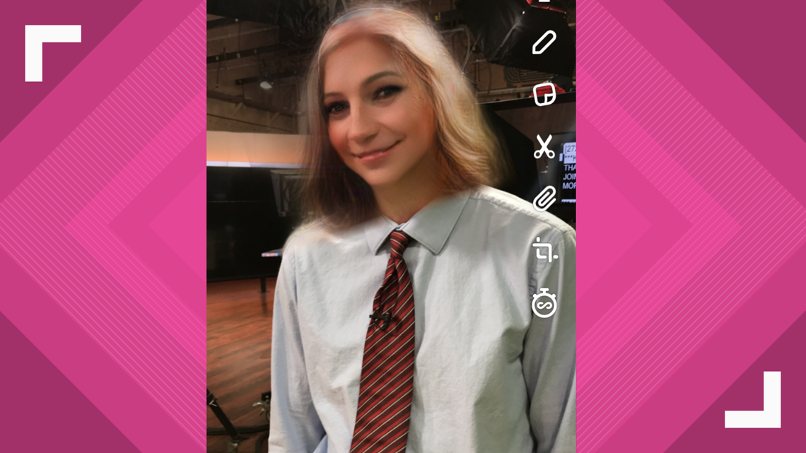 Snapchat gender bender filter takes over the newsroom
