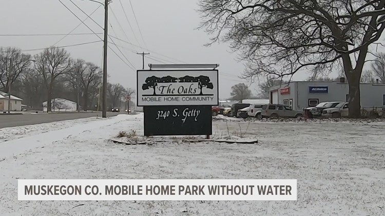 Muskegon Co. mobile home park without water