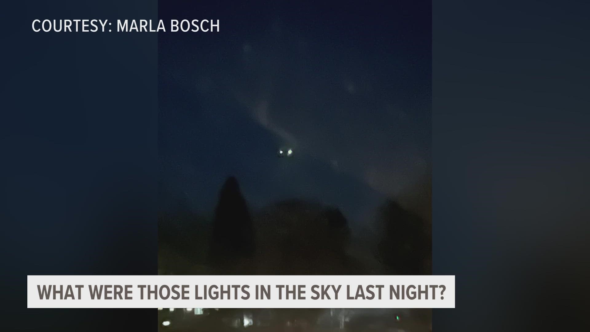 No, there wasn't a UFO spotted in West Michigan last night—it was Jupiter and Venus!