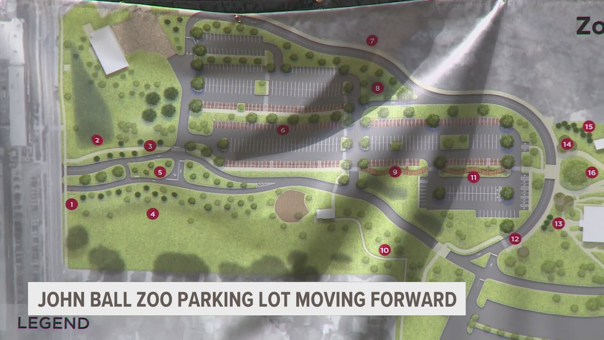 The new John Ball Zoo parking lot is under construction in Grand Rapids, but some neighbors in the area are still concerned on what the lot will bring.