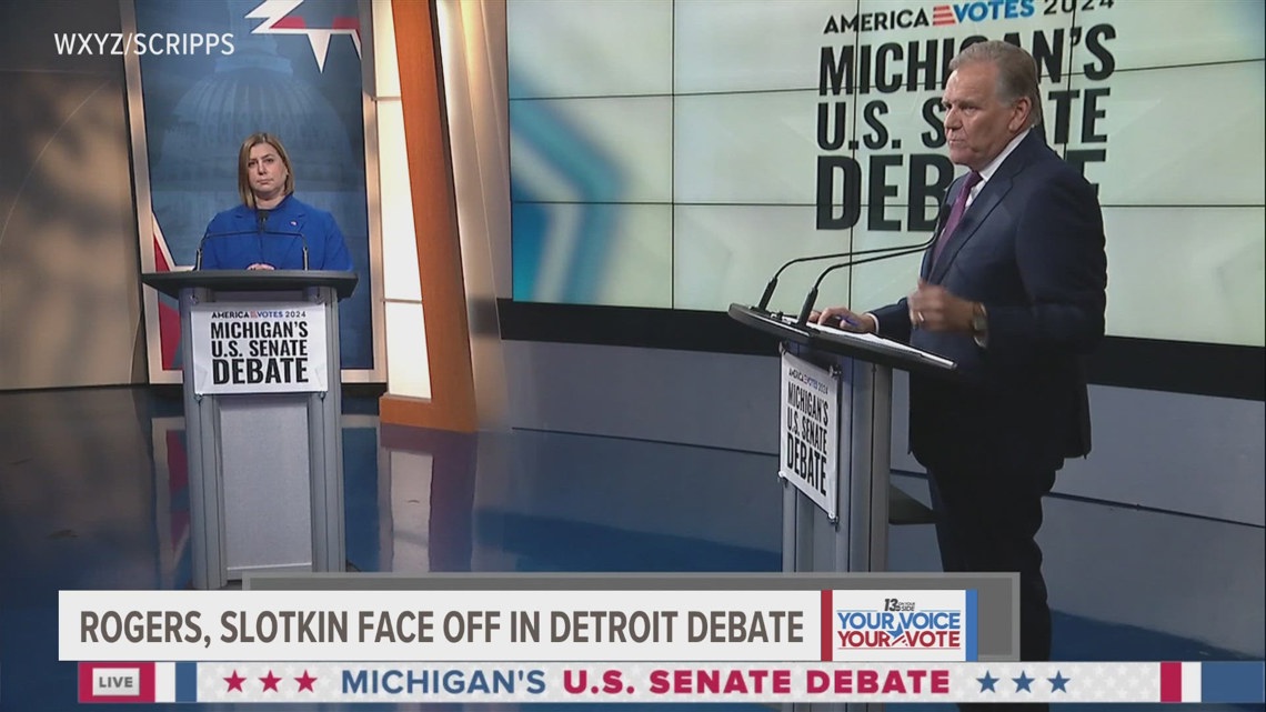 Rogers, Slotkin Face Off In Final Debate Before Election | Wzzm13.com