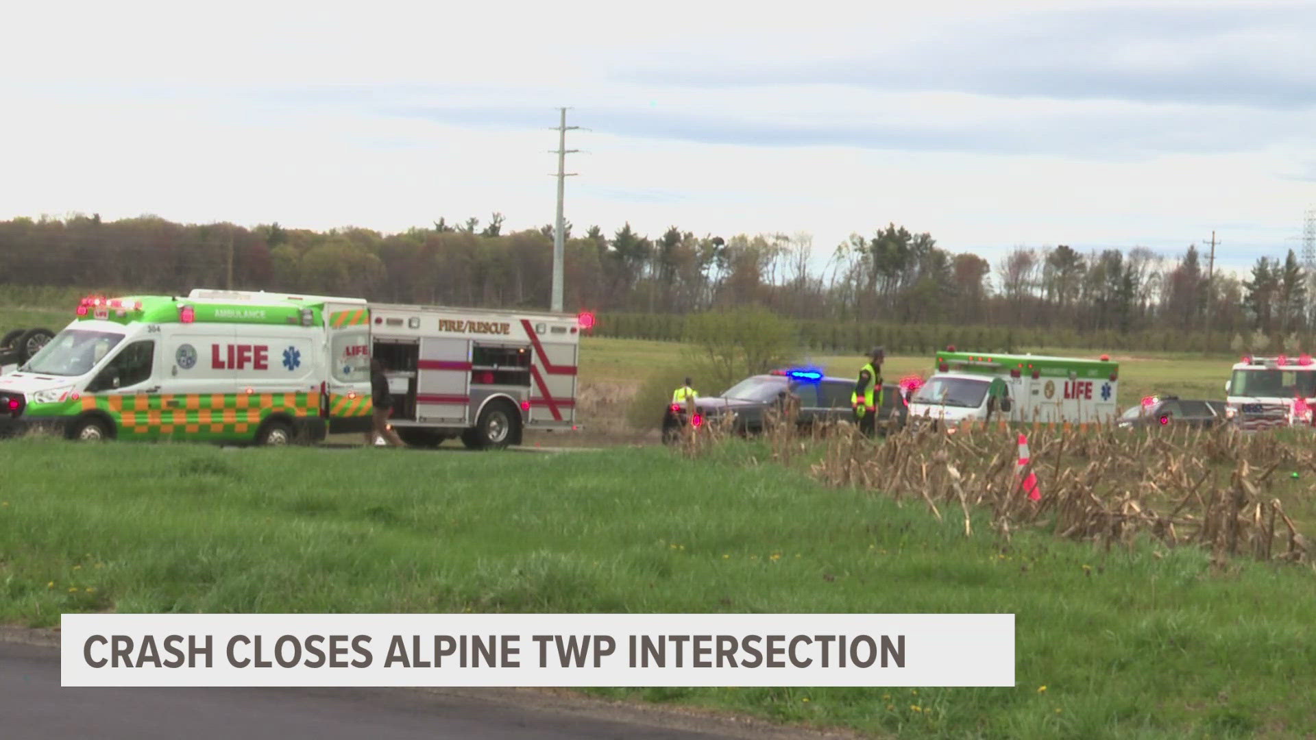 Crash closes Alpine Township intersection | wzzm13.com