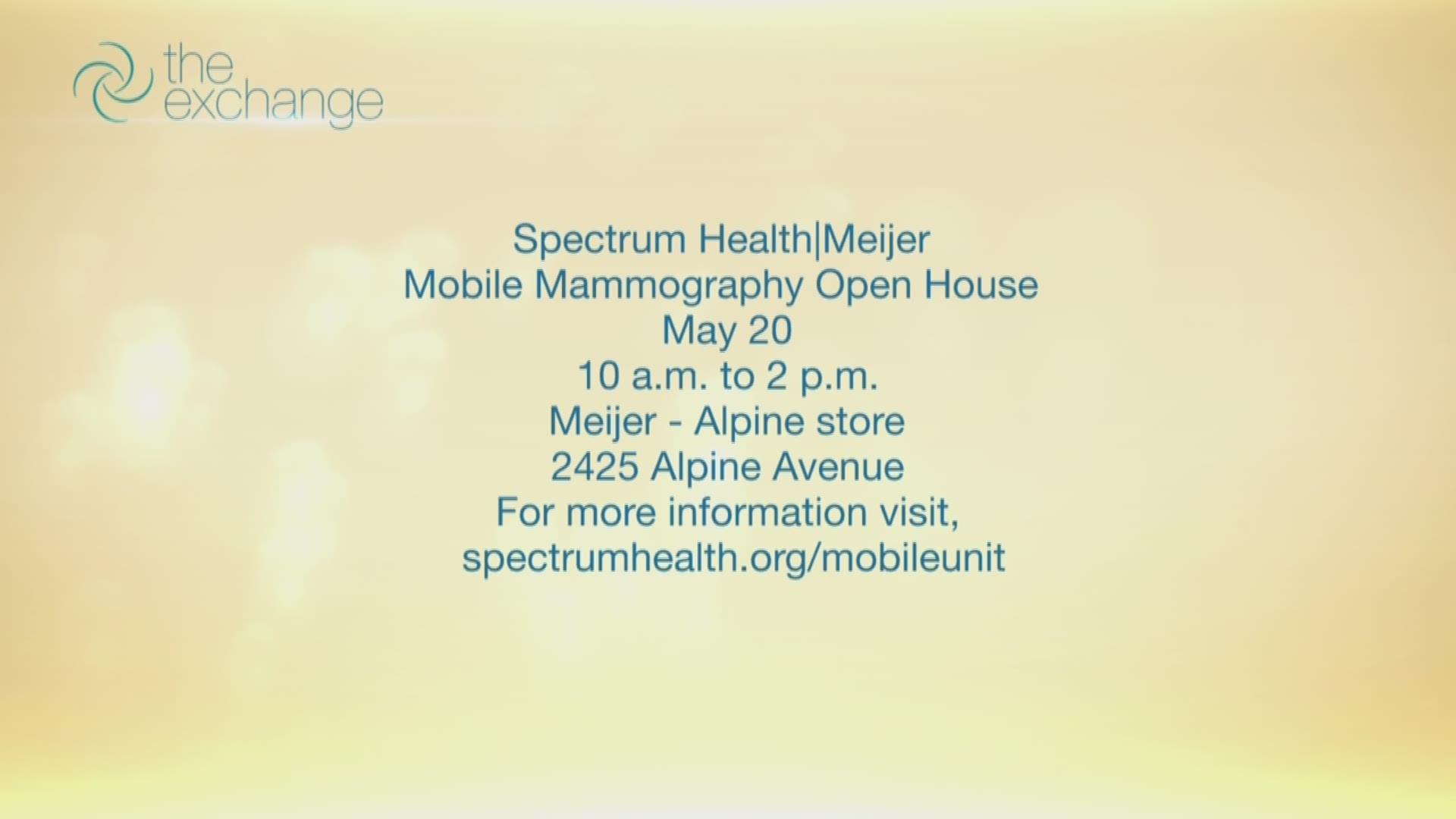 Spectrum Health Mobile Mammography unit is coming to a location near