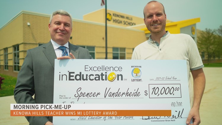 Educator of the Year title, $10,000 prize awarded to Kenowa Hills teacher