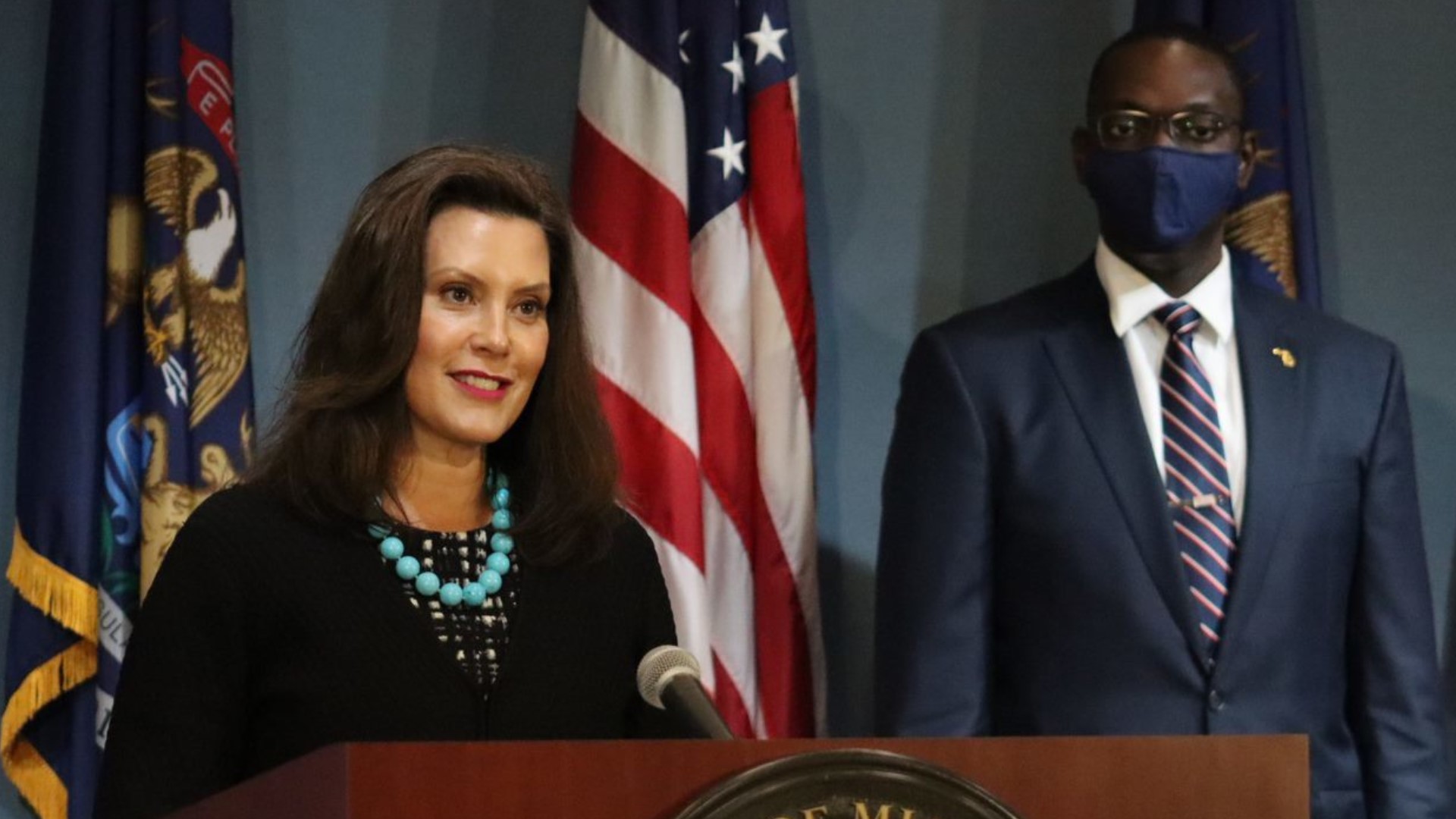 Gov. Gretchen Whitmer annouced a program offering tuition-free college to essential, frontline Michiganders who worked during to the pandemic.