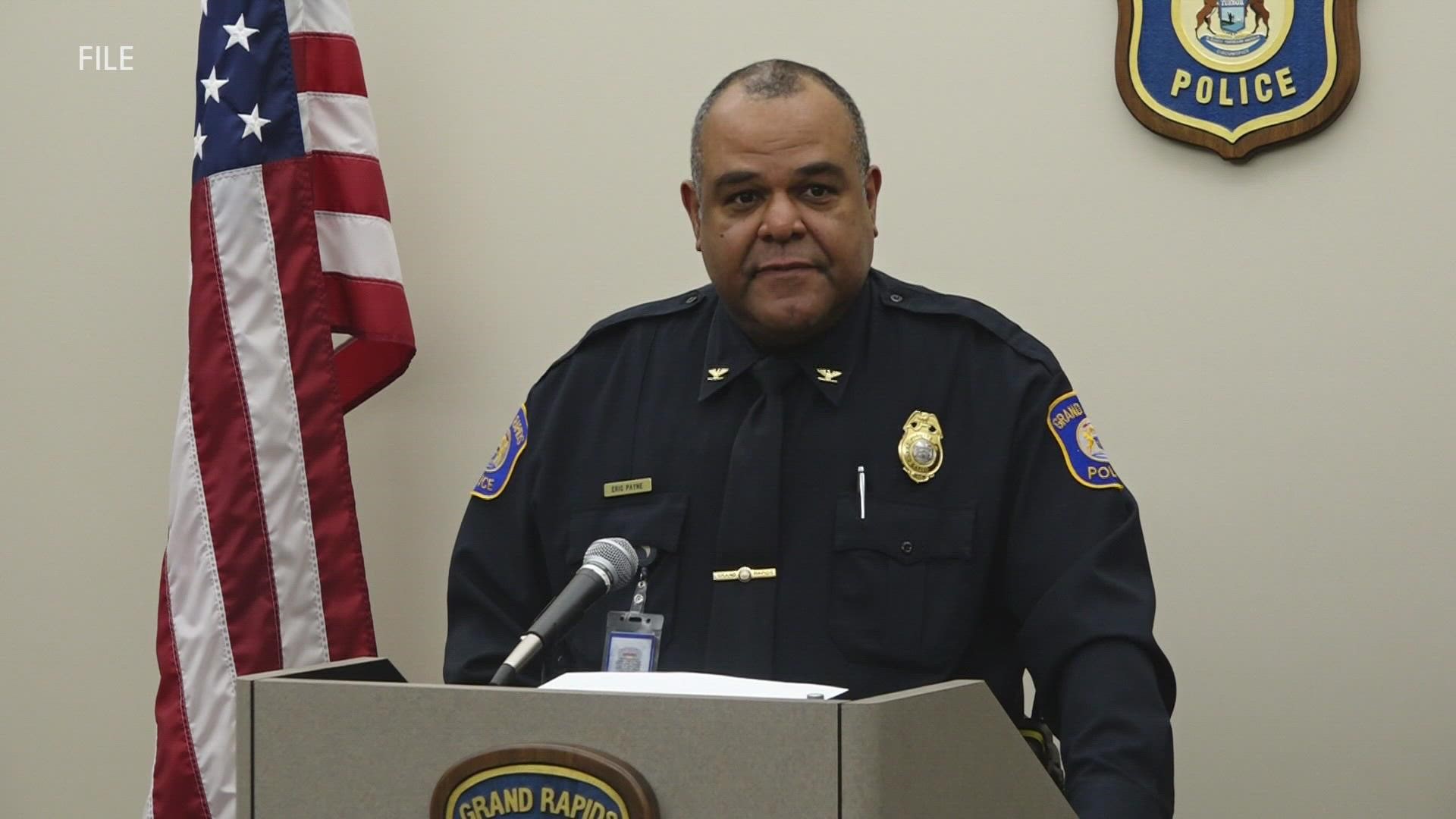 After three decades with the GRPD, Chief of Police Eric Payne announces his retirement in early 2022.