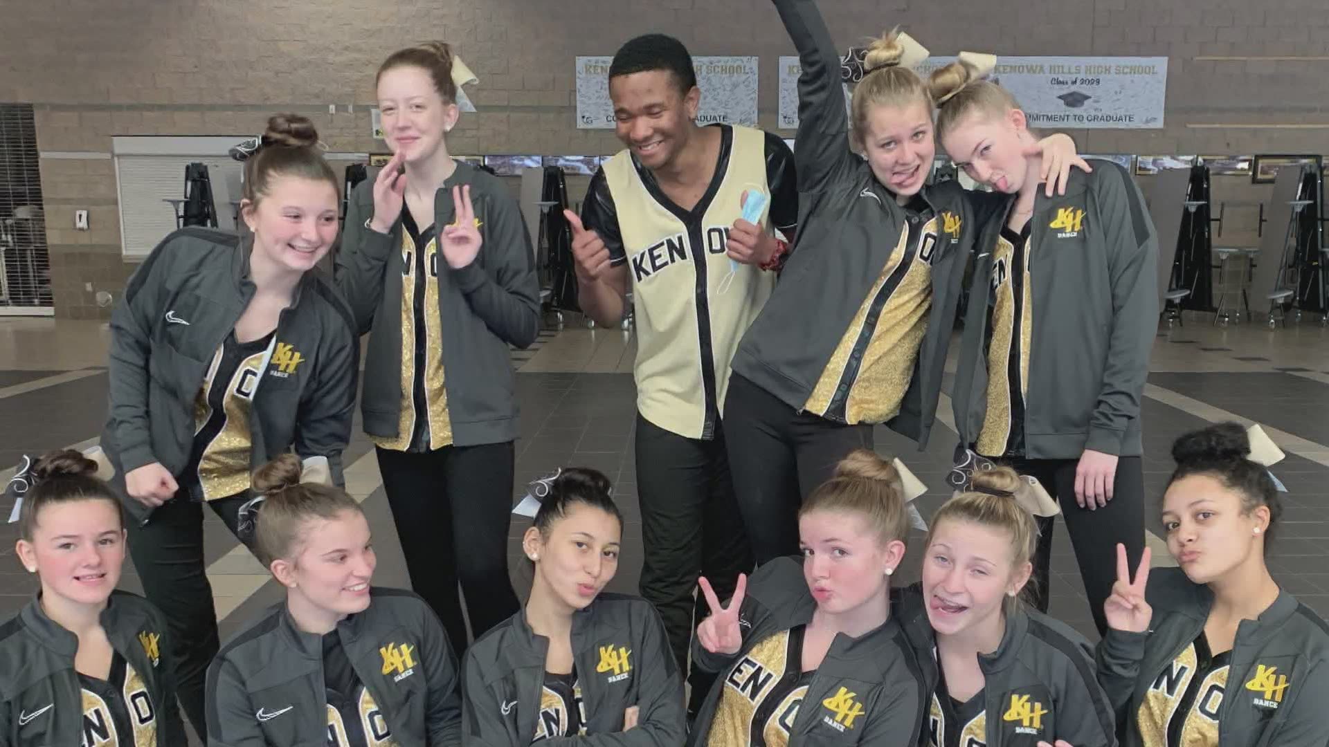 Kenowa Hills dance team is co-ed, and they hope their inclusive example will encourage other dance teams to do the same