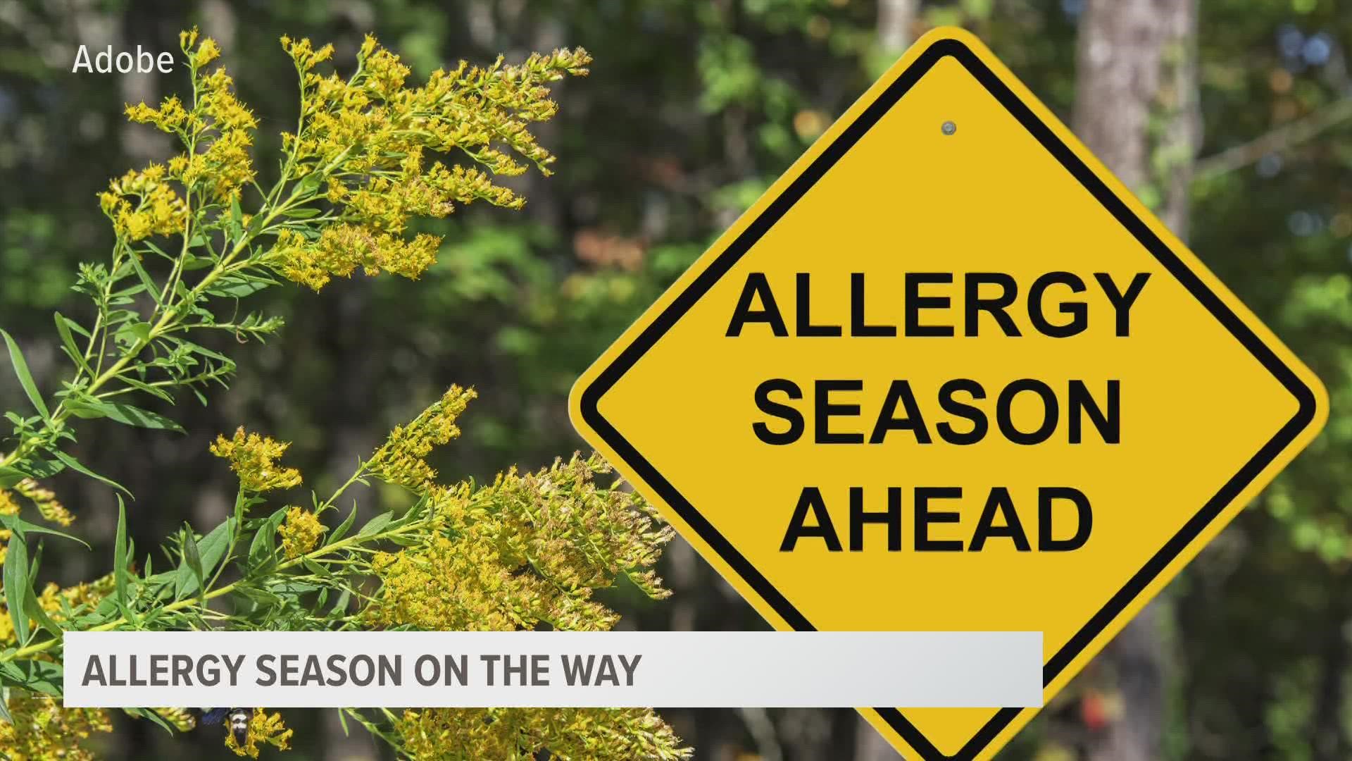 Allergy season is starting to creep into West Michigan, and things are only going to get more intense in the weeks ahead. Here's what you can expect!