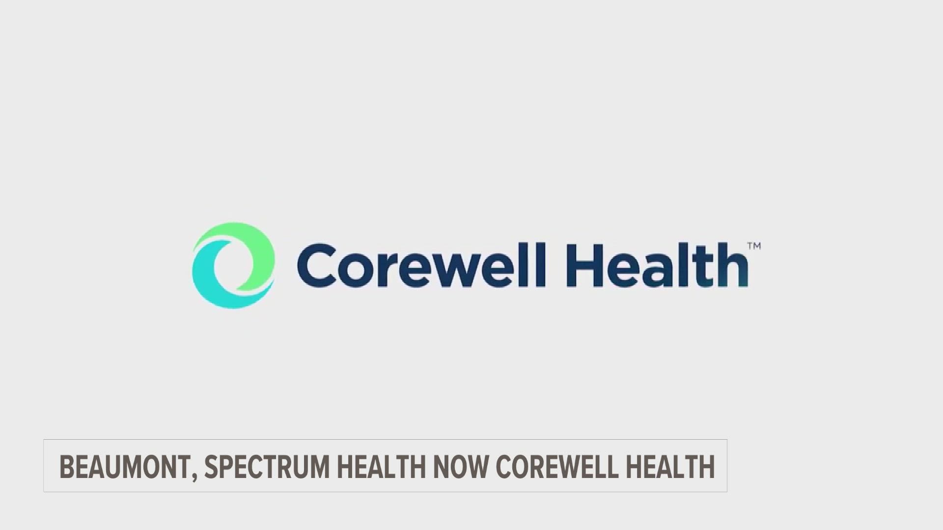 Earlier this year, Spectrum Health and Beaumont Health announced they were merging into one system. Now, they have a name: Corewell Health.