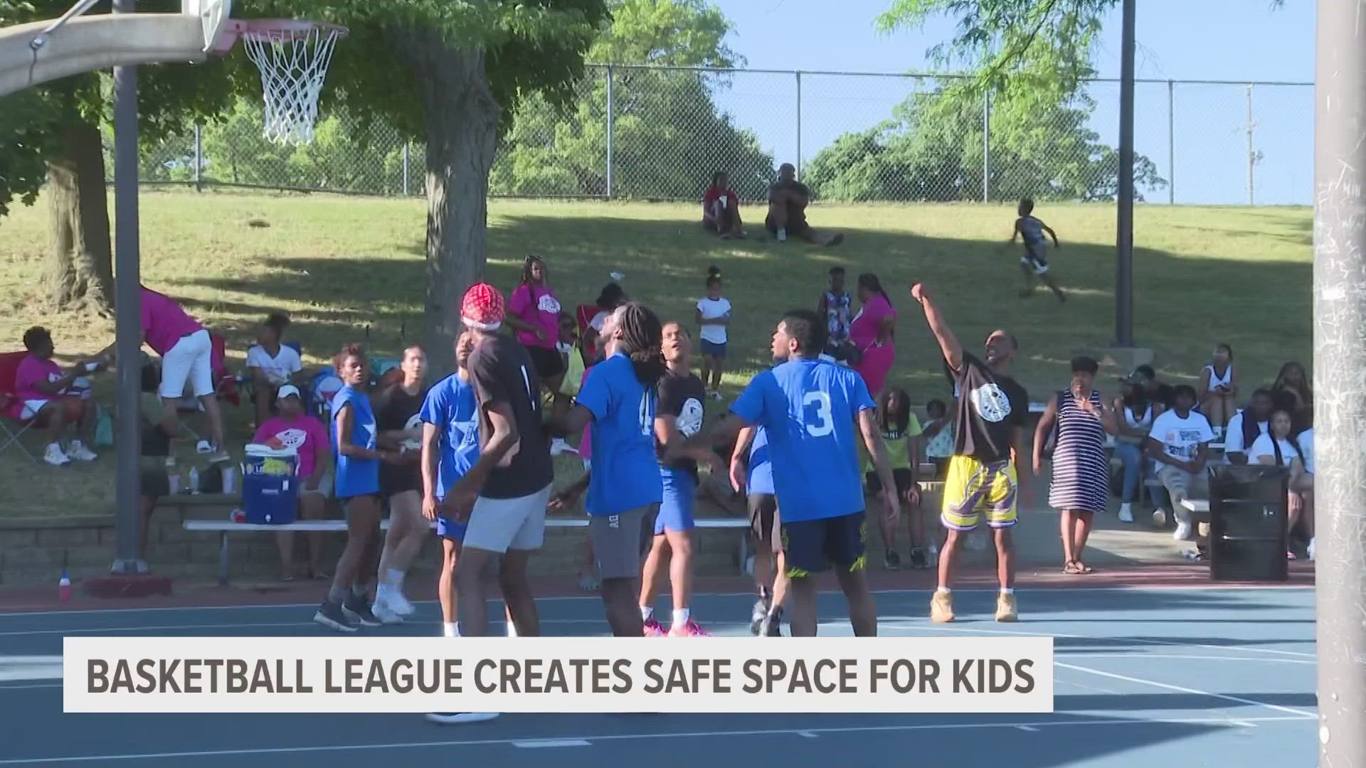 Grand Rapids basketball league creates safe space for kids