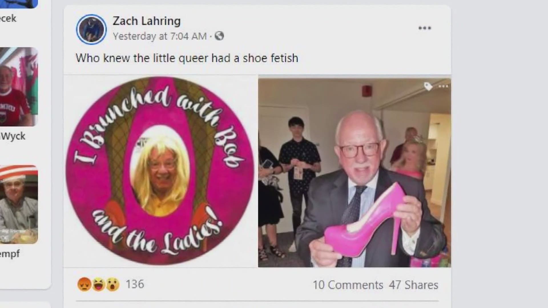 Muskegon County Commissioner Zach Lahring calls Muskegon County Board Chairman and fellow Republican Bob Scolnik "the little queer" in Facebook post.