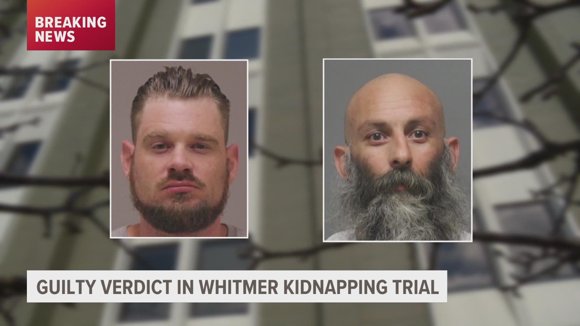 Barry Croft Jr. and Adam Fox were found guilty on all counts in the Governor Whitmer kidnapping trial.