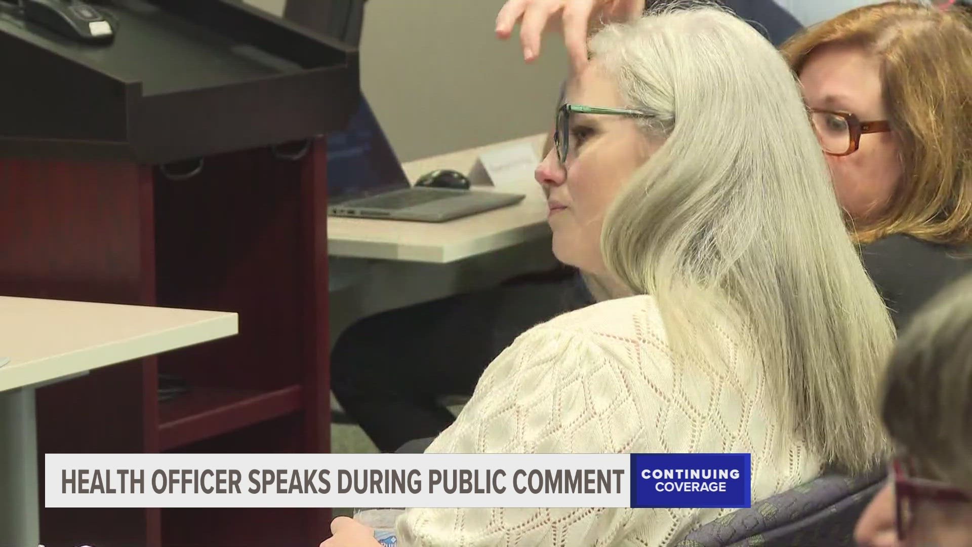 Adeline Hambley said she felt the only way to have her voice heard was to speak during public comment.
