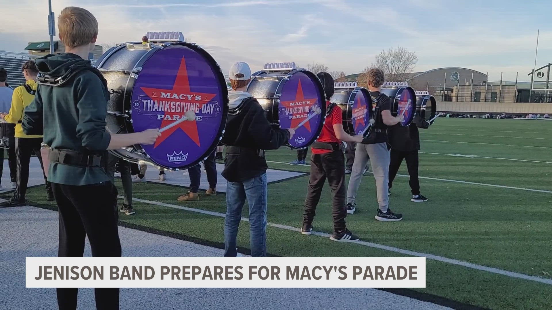 Jenison Marching Band prepares for Macy's Thanksgiving Day Parade