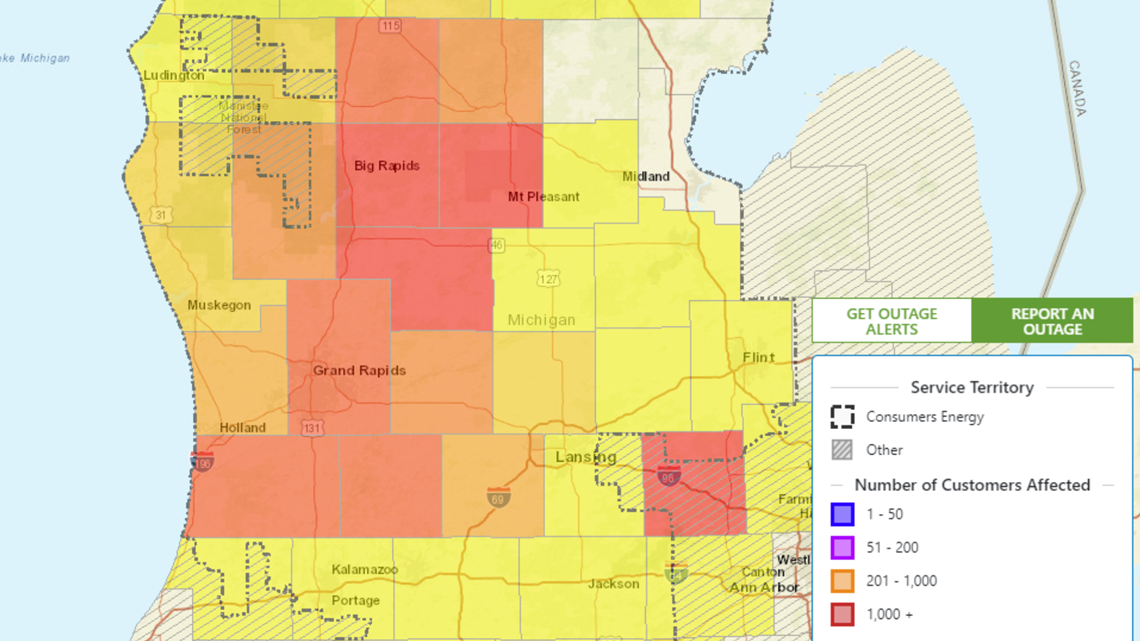 Thousands In West Michigan Without Power Wzzm13 Com