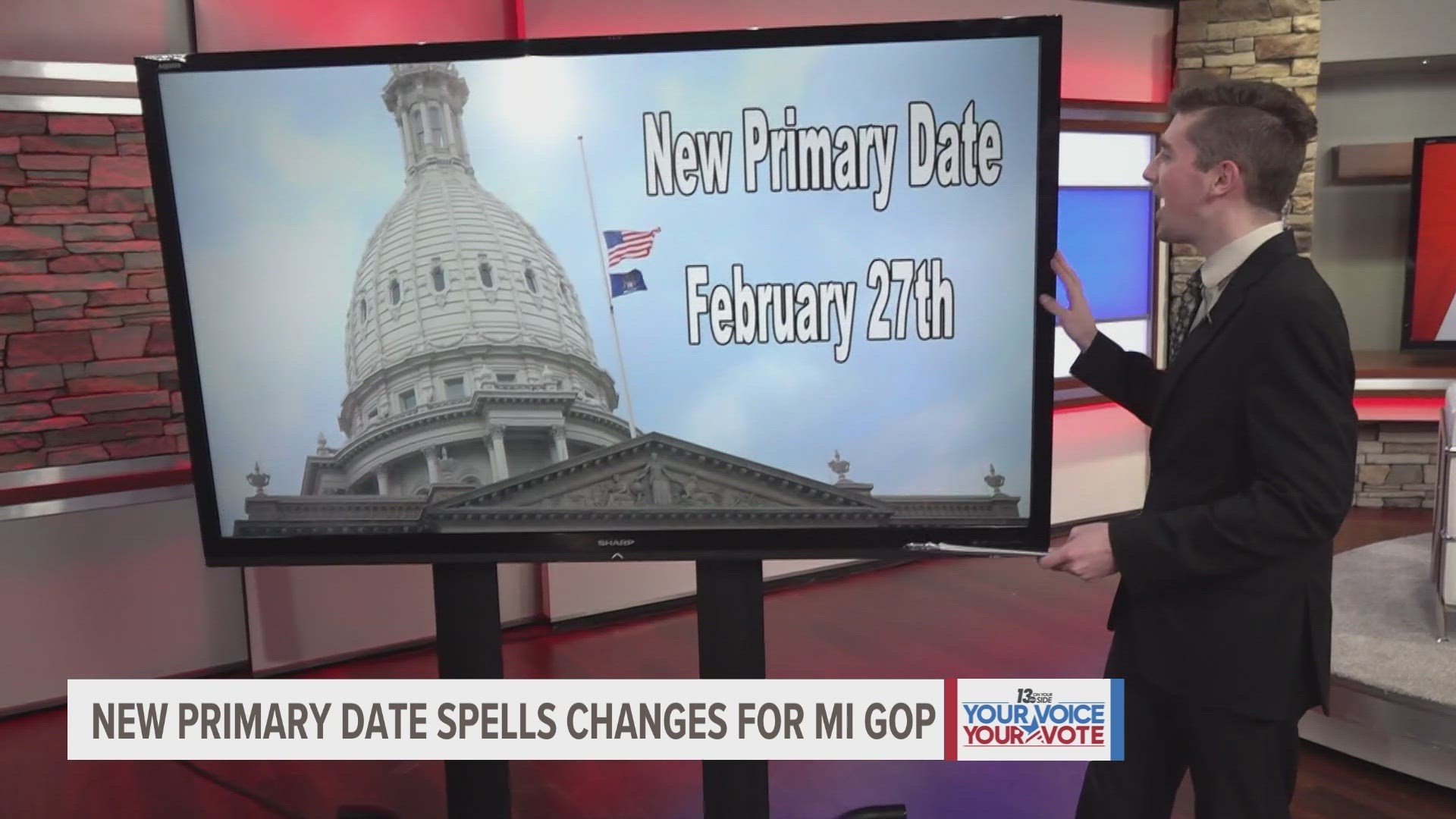 WZZM's political reporter Josh Alburtus talks what the new primary date might mean.