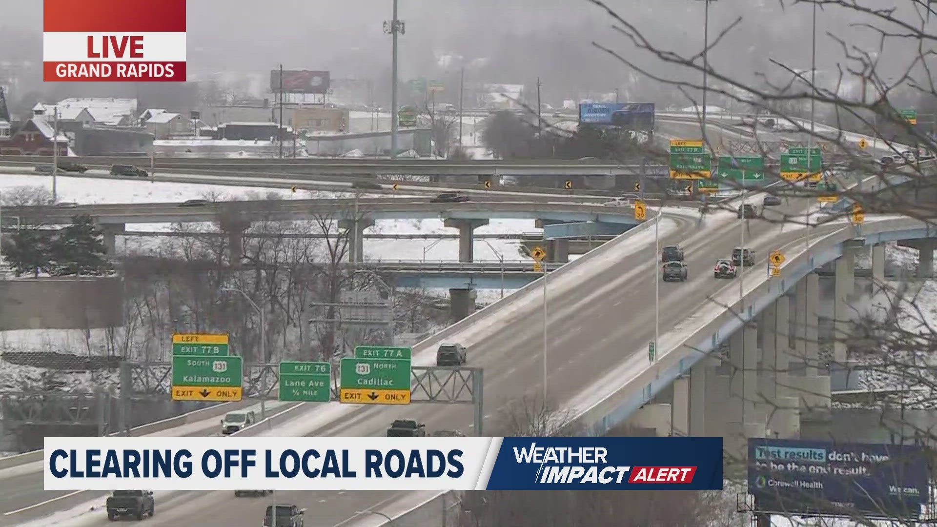 Kent County Director of Local Road Construction and Maintenance Steve Roon said they start at the high speed roads and work their way down.