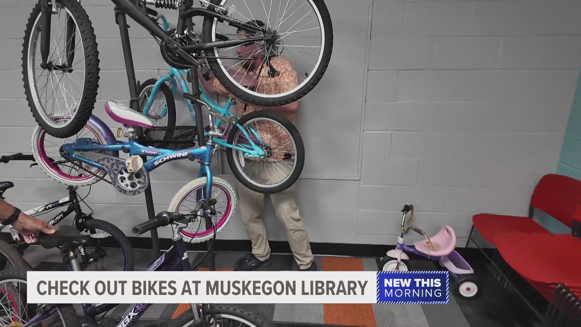 Libraries are offering much more than just books now. At the Muskegon Area District Library’s Muskegon Heights branch you can check out bikes with your library card.