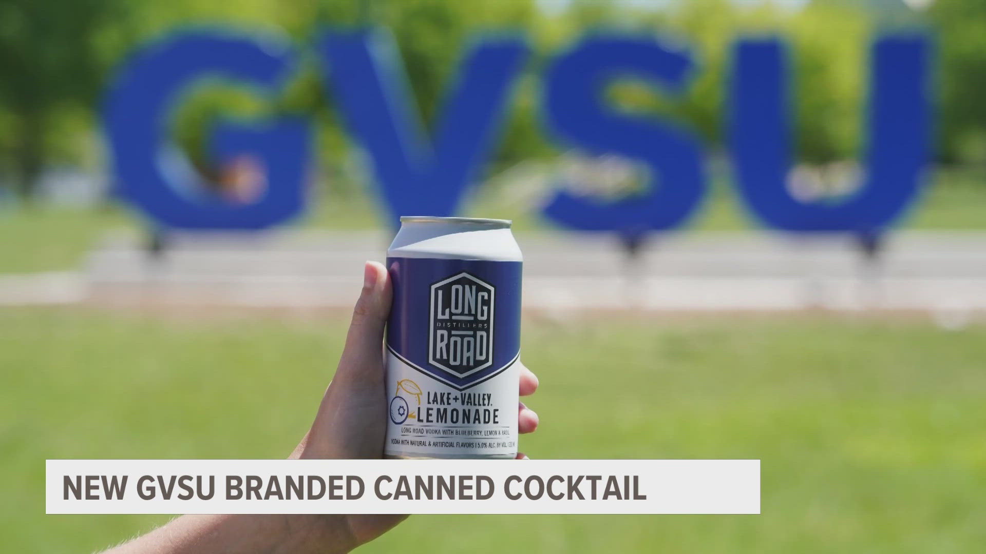 Grand Valley State University has partnered with a local distiller to make a GVSU branded canned cocktail.