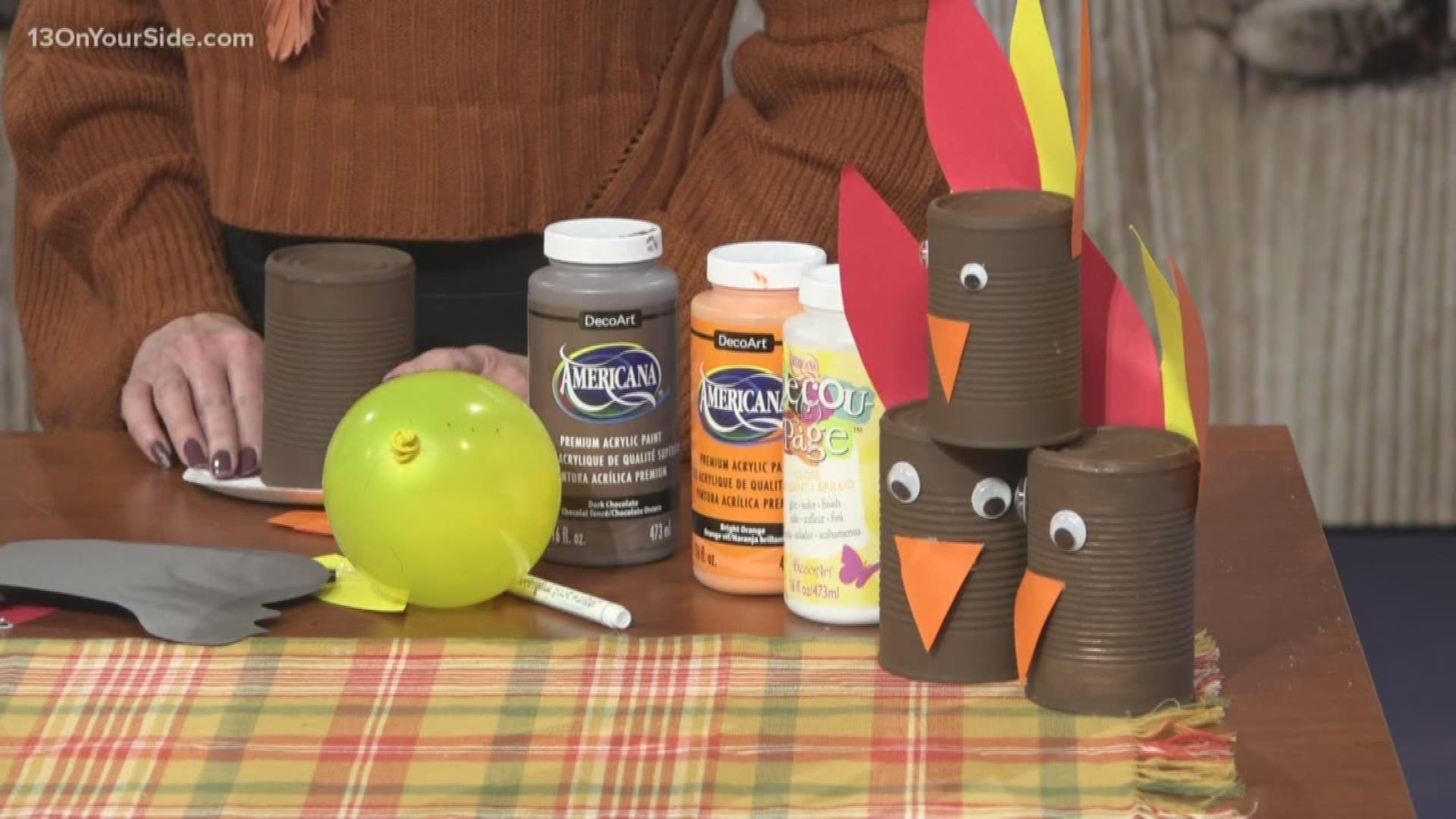Adeina Anderson from Creative Lifestyles by Adeina  shares a couple of easy Thanksgiving crafts and games perfect for the family.