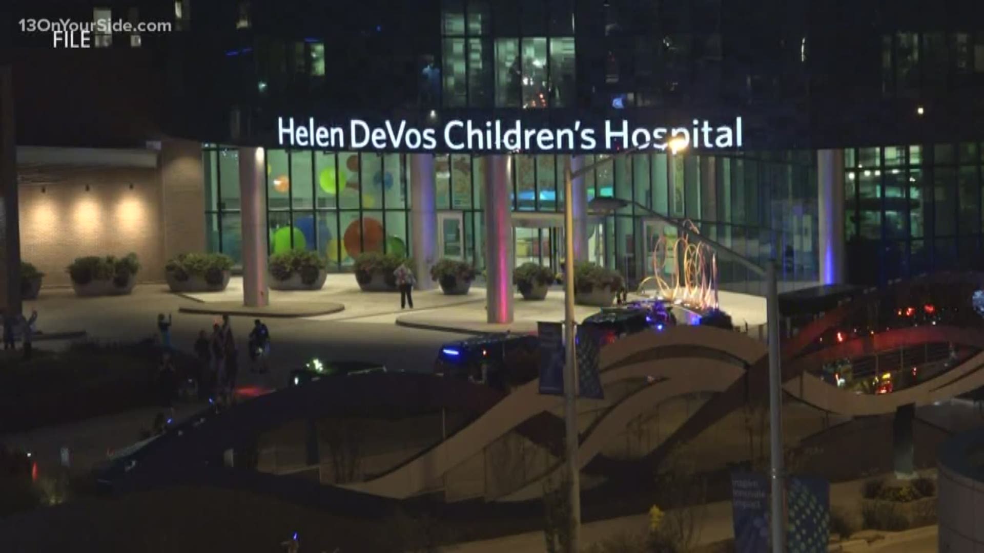 Tonight is Project Night Light at Helen DeVos Children's Hospital. At 8:30 p.m. outside of the hospital downtown Grand Rapids, there will be police officers, firetrucks and community members flashing lights up at the kids showing love and support in their recoveries. It will last about 10 minutes and it's something you don't want to miss.