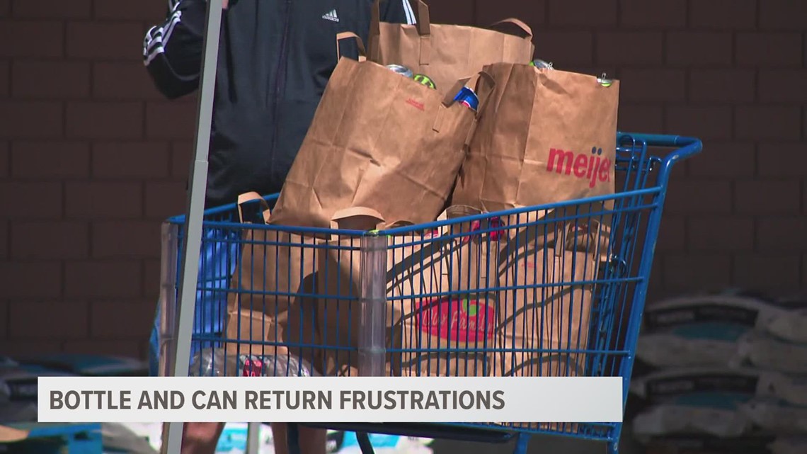 What can you do if stores refuse to accept returnable cans or bottles