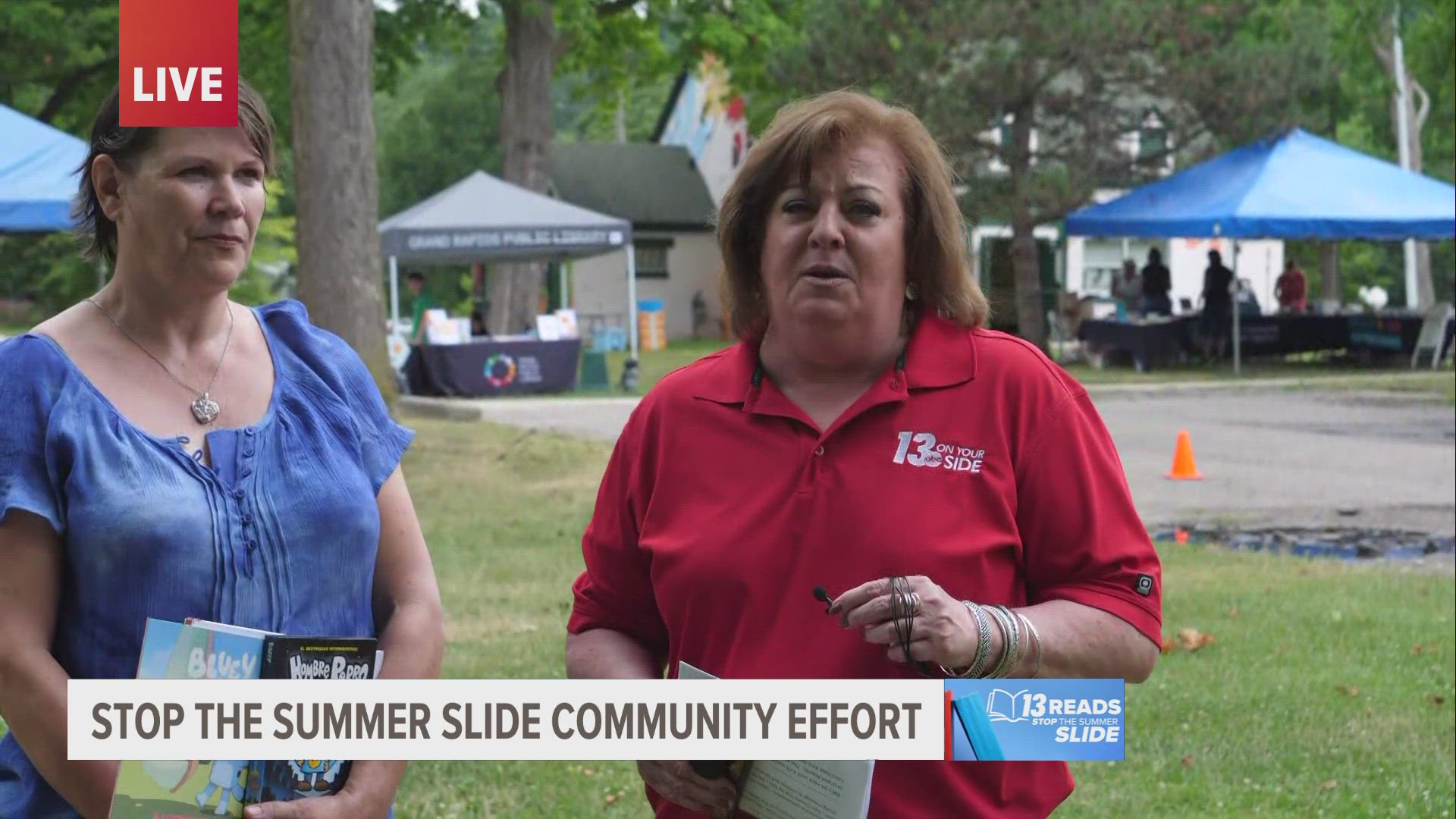 The 13 Reads: Stop the Summer Slide campaign is designed to get kids and families reading together.
