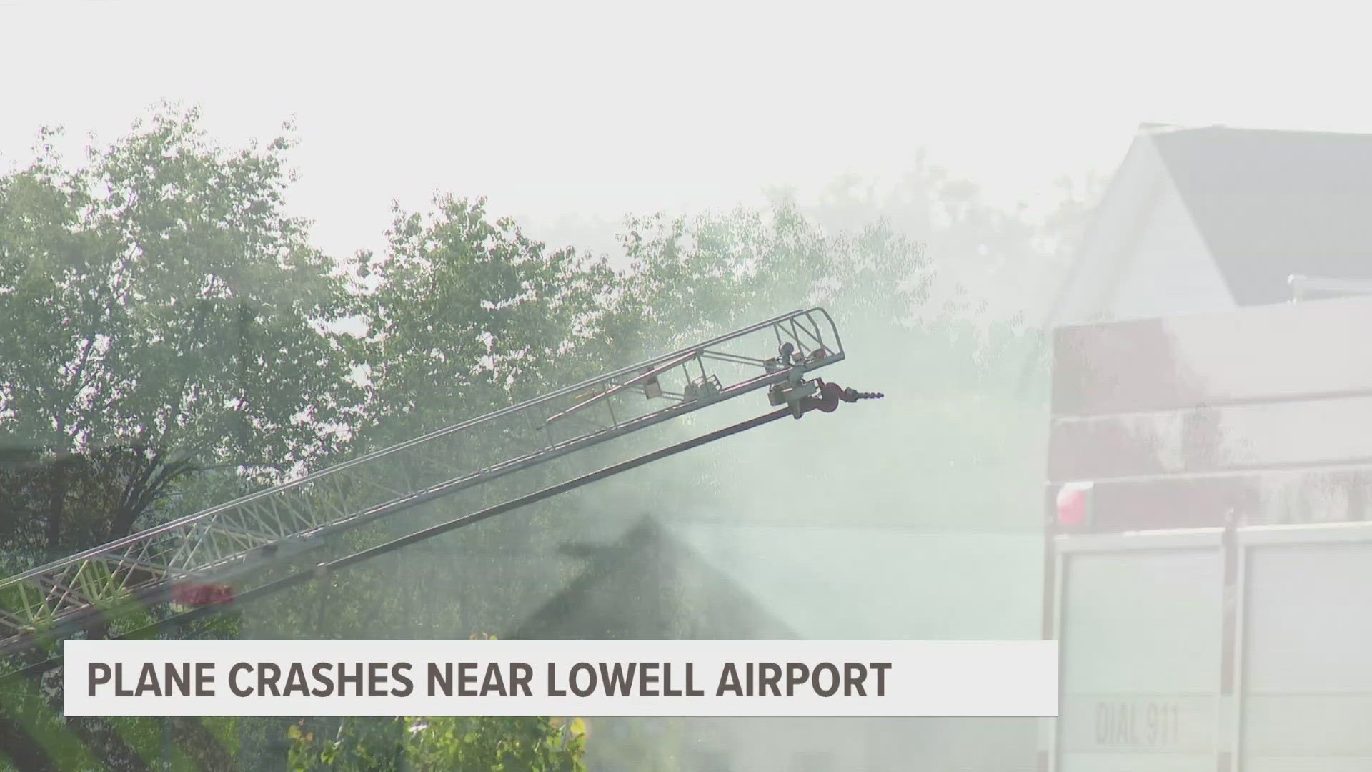 The crash happened around 4:30 p.m. Monday at Whistle Stop Storage Facility.