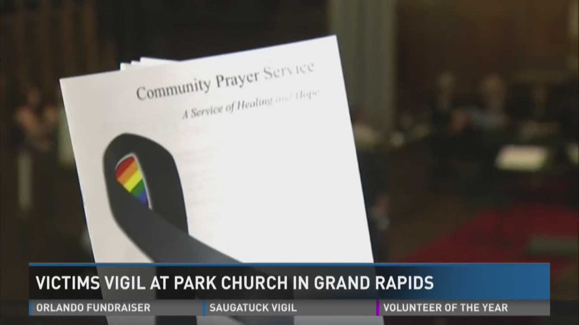 In Grand Rapids tonight an interfaith vigil is happening at Park Church downtown.