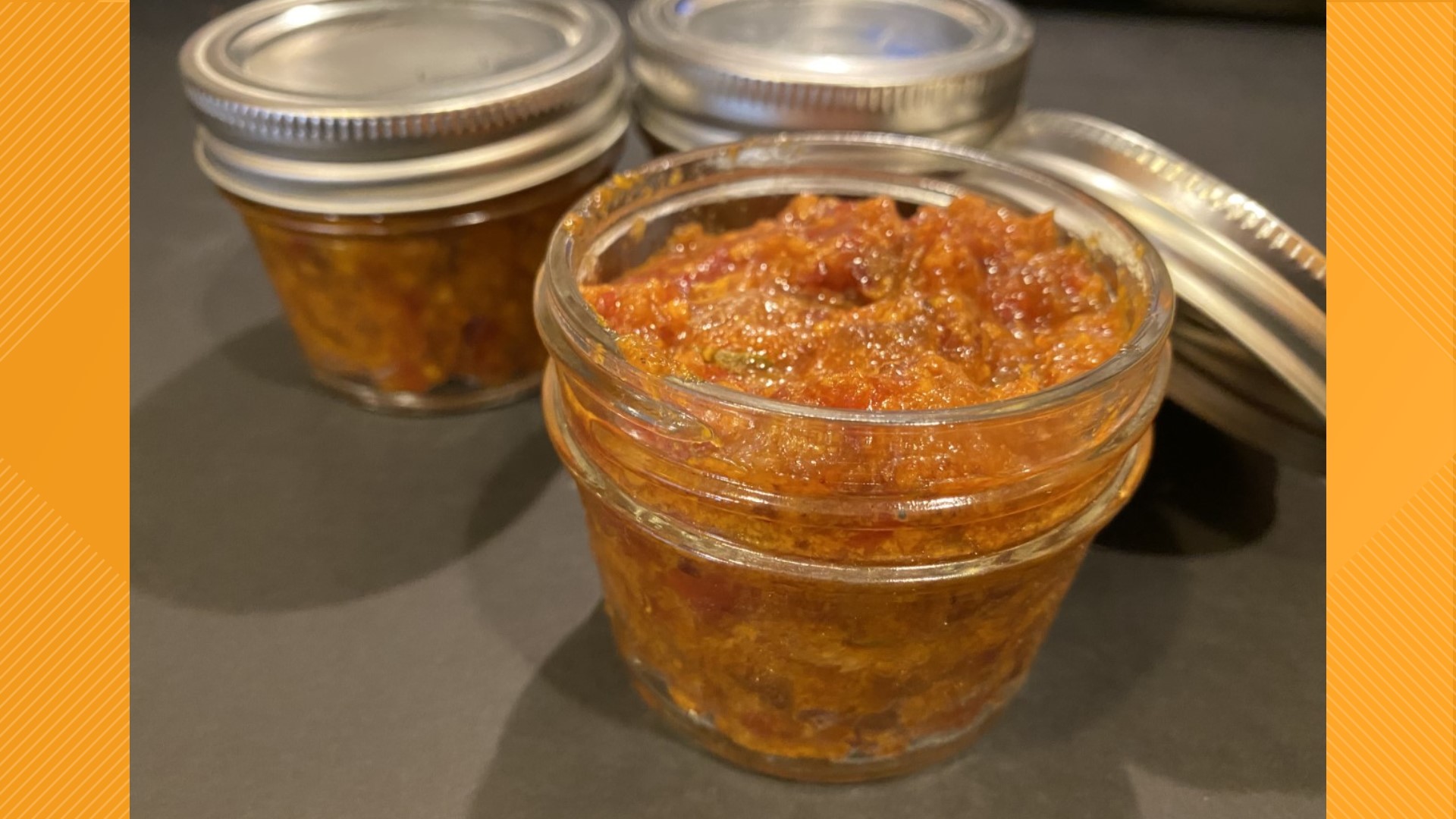 Bacon tomato jam is perfect for grilled cheeses.