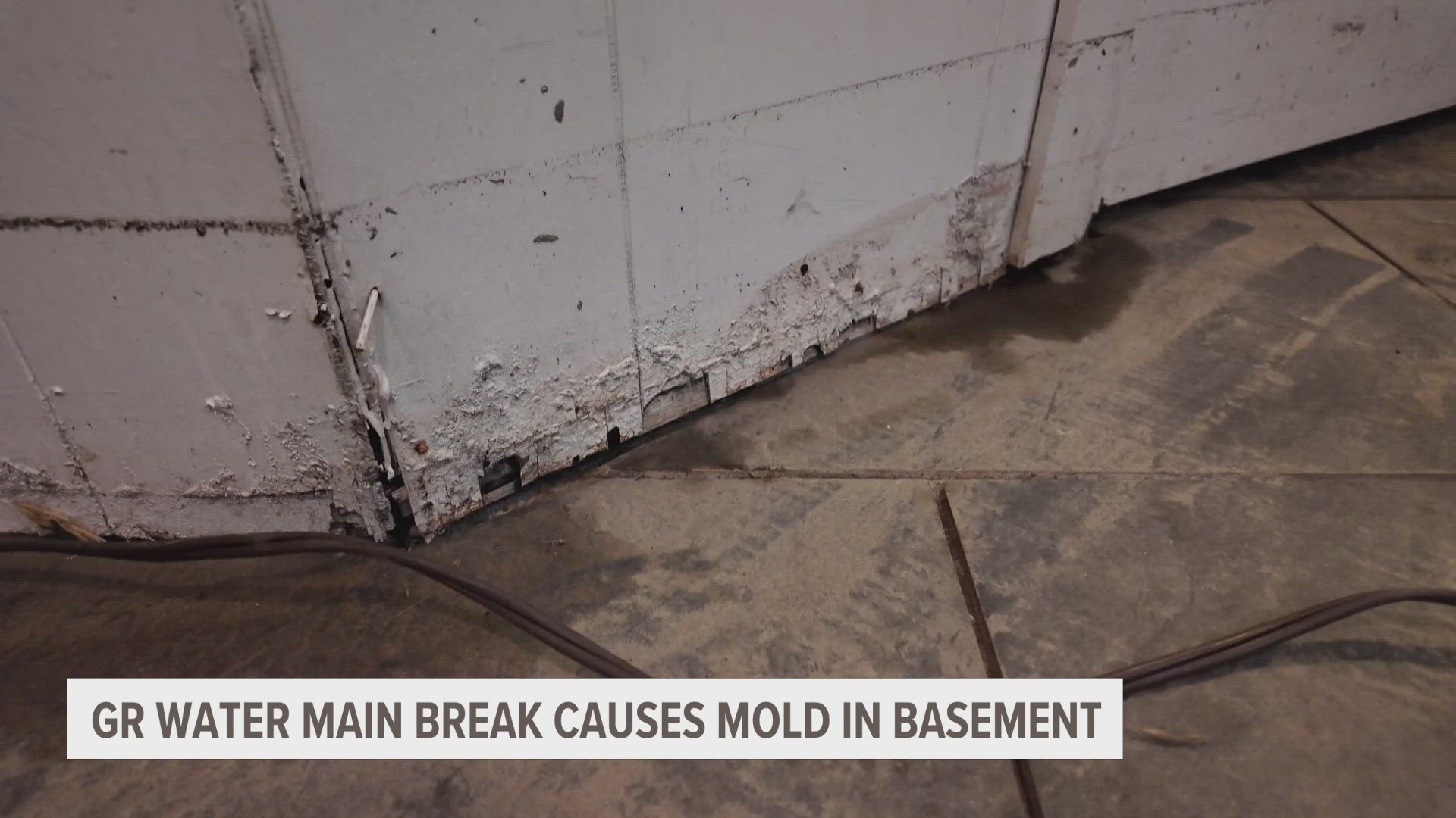 Two weeks after a water main break in Southeast Grand Rapids impacted over 200 homes, one resident is still experiencing the aftermath of the damage.