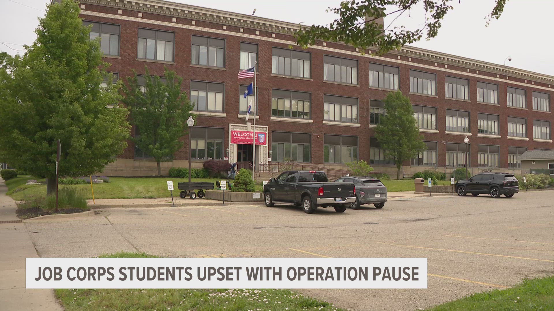 Job Corps students express frustration over halted operations by the Trump administration.