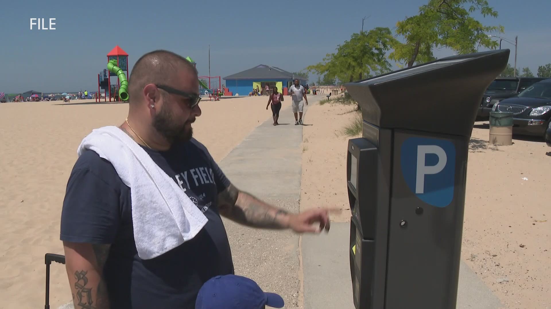 Residents in the City of Muskegon have until April 30, 2021 to pick up parking passes for Pere Marquette Beach.