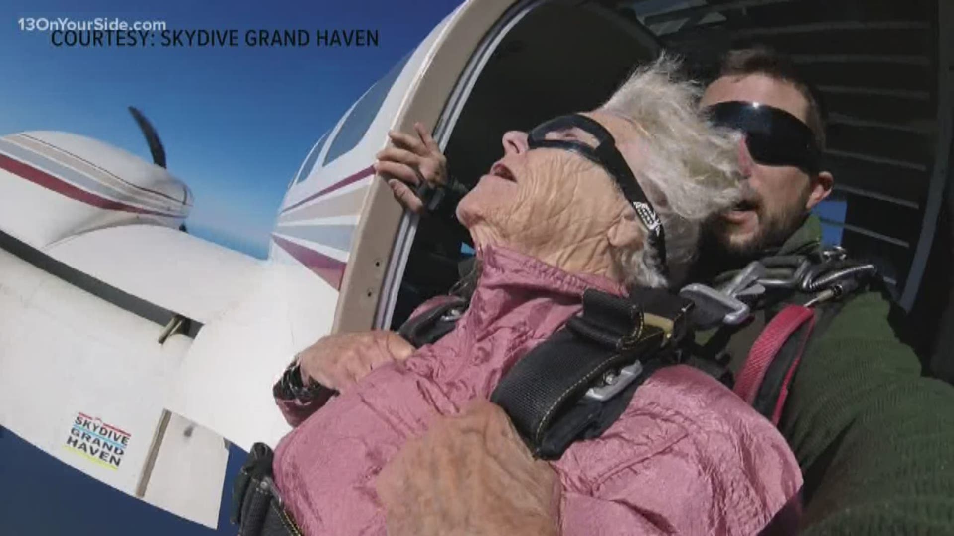 According to Haley Quinn, Skydive Grand Haven drop zone manager, Hartweg bested a record. The previous oldest jumper was a 93-year-old male.