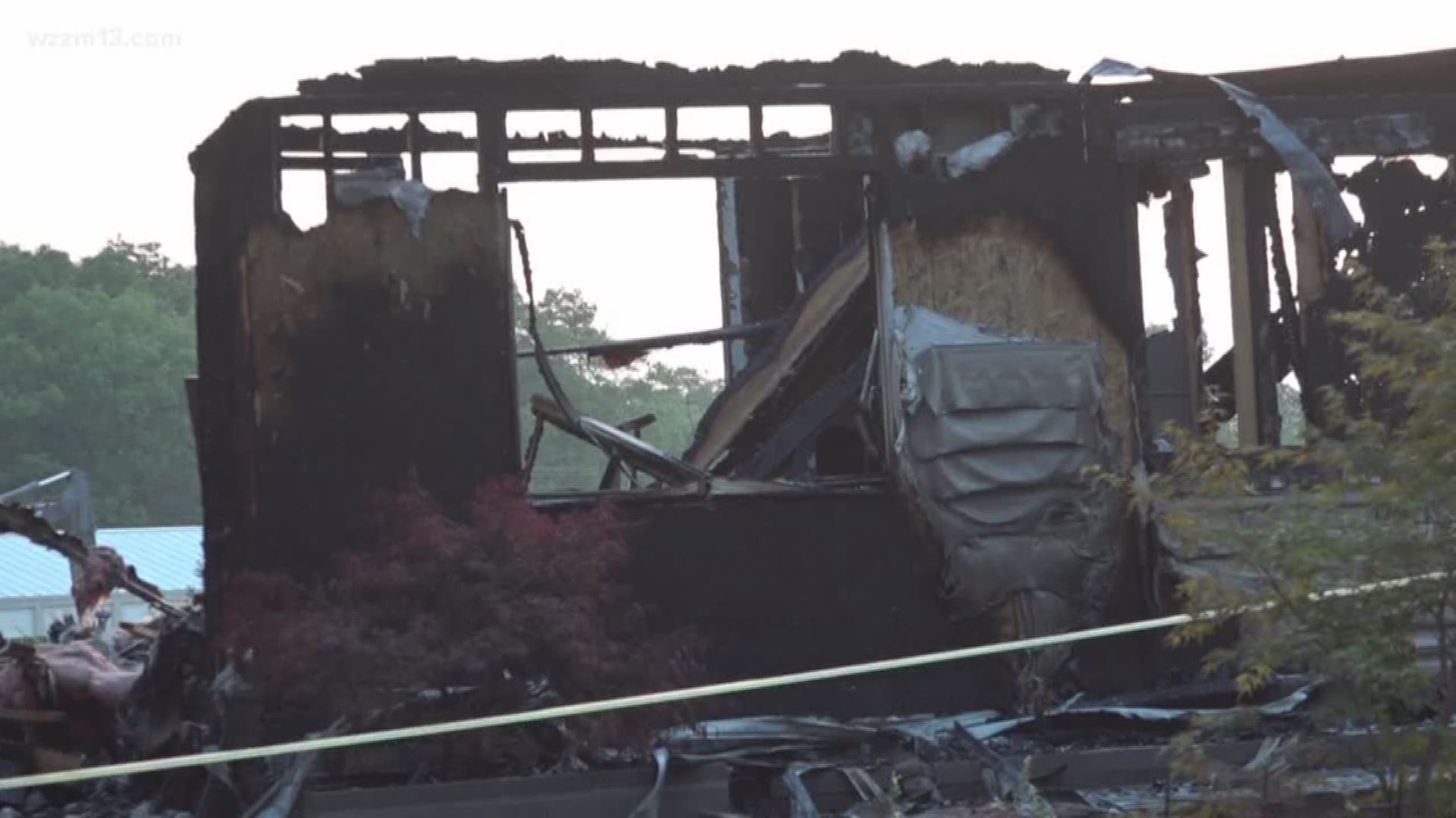 Fire destroys Holland Township home overnight