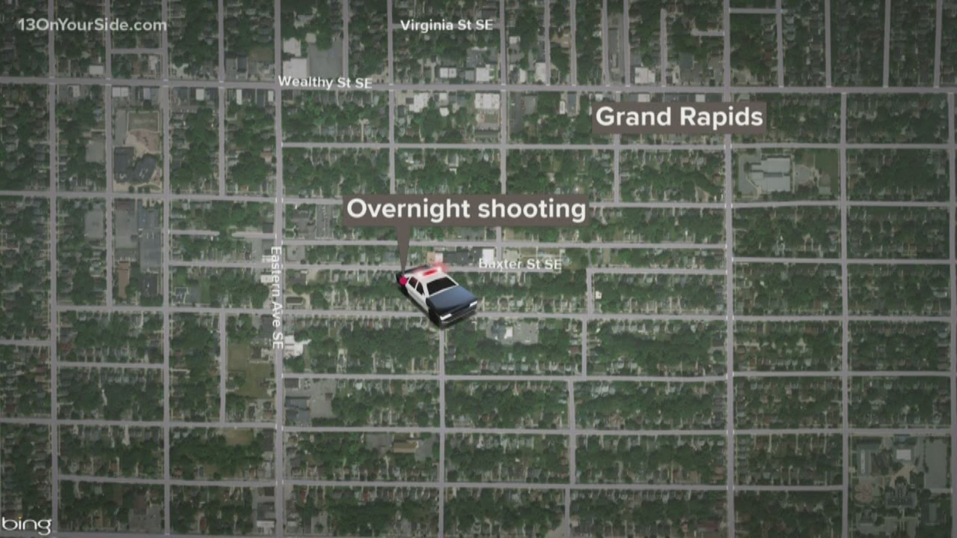 Police in Grand Rapids are investigating a shooting that left one person injured on the city's southeast side. One person was hit in the incident, but suffered non-life threatening injuries. Police are still searching for the suspect involved in the incident. Information about the suspect was not provided.