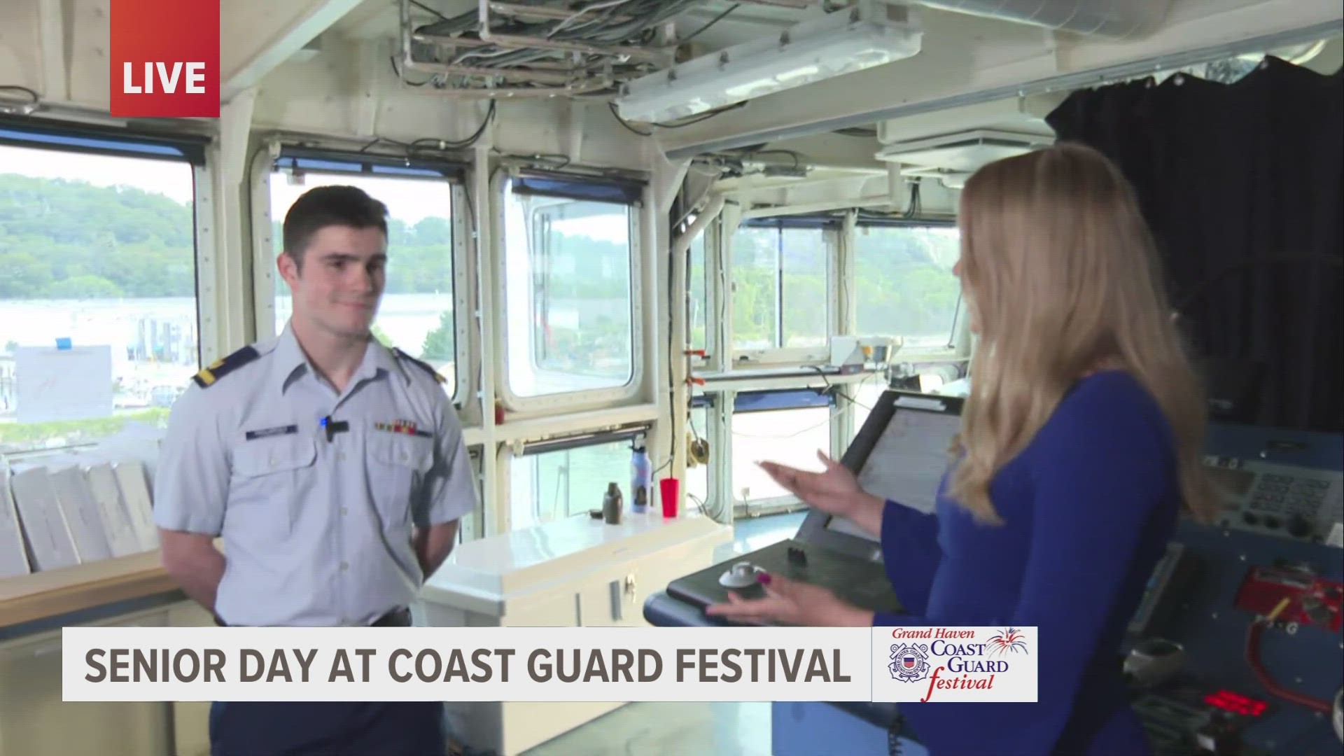The Coast Guard Festival is offering tours of the Mackinaw and other cutters from 10AM to 8PM Wednesday.