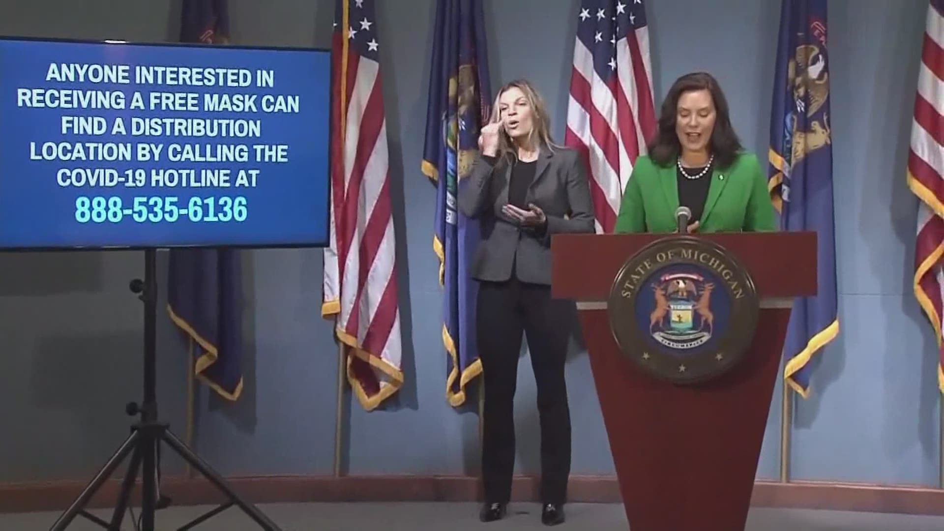 Michigan Department of Health and Human Services, Ford, and FEMA have partnered together to provide the masks.
