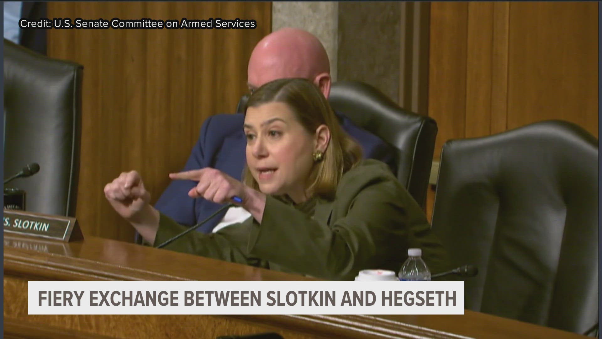 Fiery exchange between Slotkin and Hegseth during federal hearing