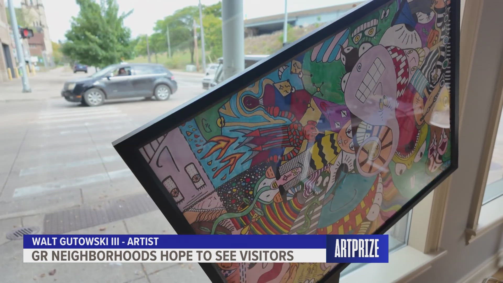 Not all of the art at ArtPrize is in the downtown area. Neighborhoods around Grand Rapids are also hoping to see visitors to check out their art as well.