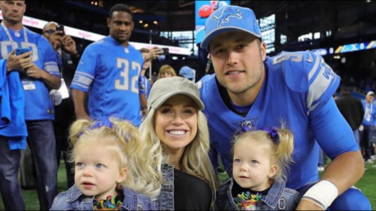 How many children does Matthew Stafford have?