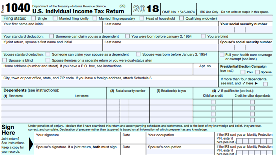 Understanding the new federal tax form