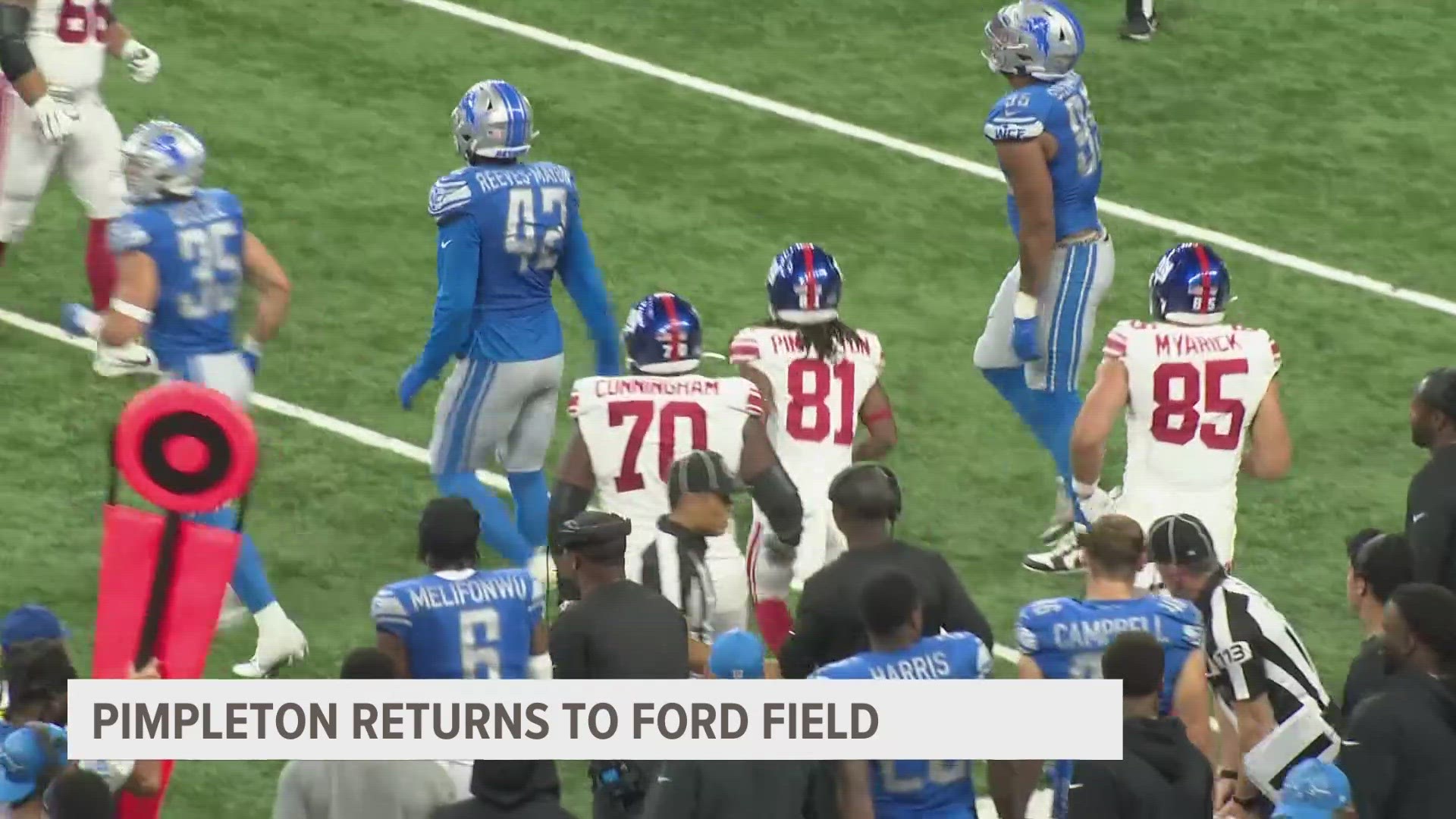 Lions beat Giants 21-16 on undrafted rookie Adrian Martinez's late QB sneak  - ABC7 New York