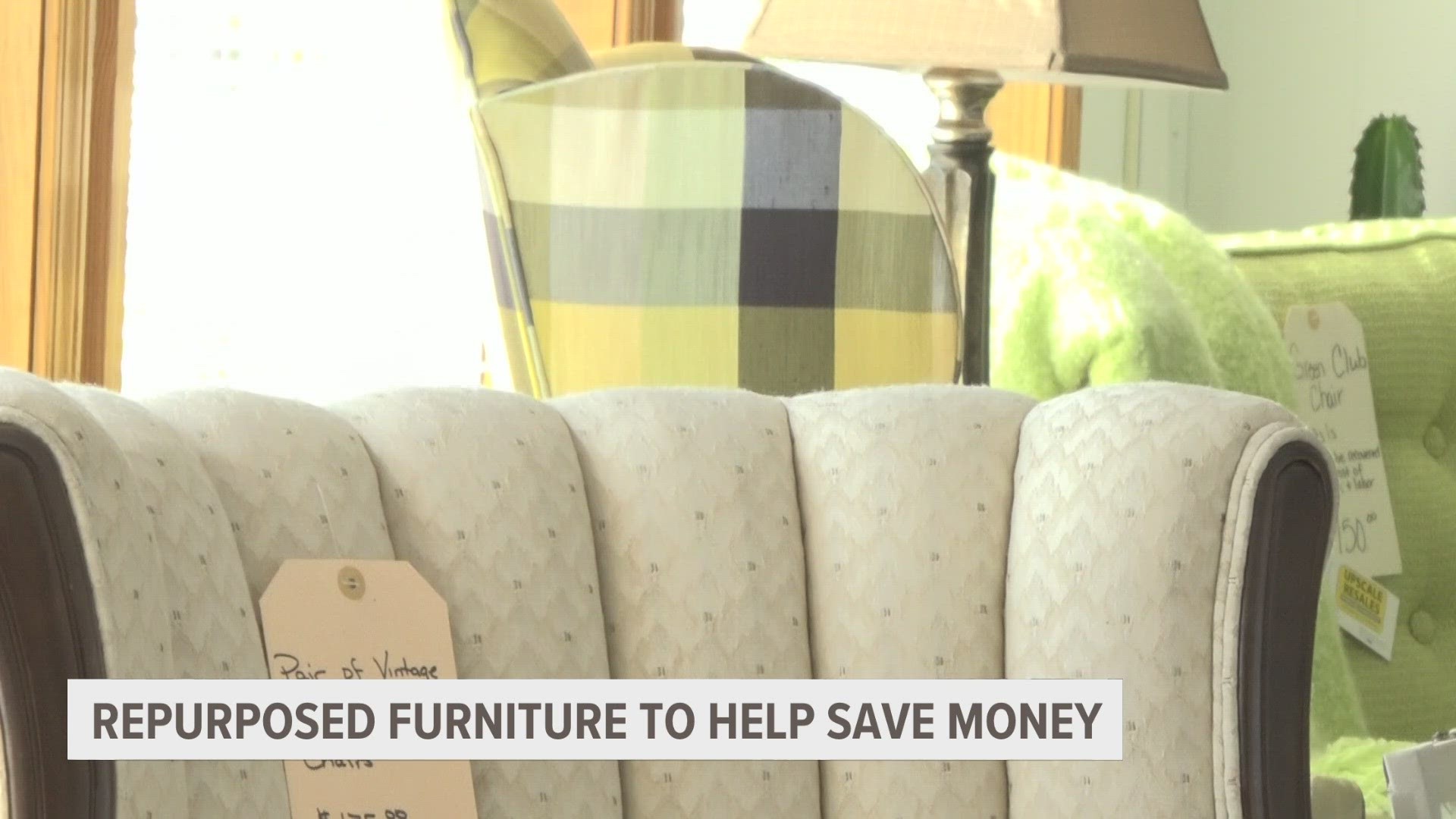 Upscale Resales is completely focused on repurposing old furniture, which keeps the price low and the furniture out of the landfill.