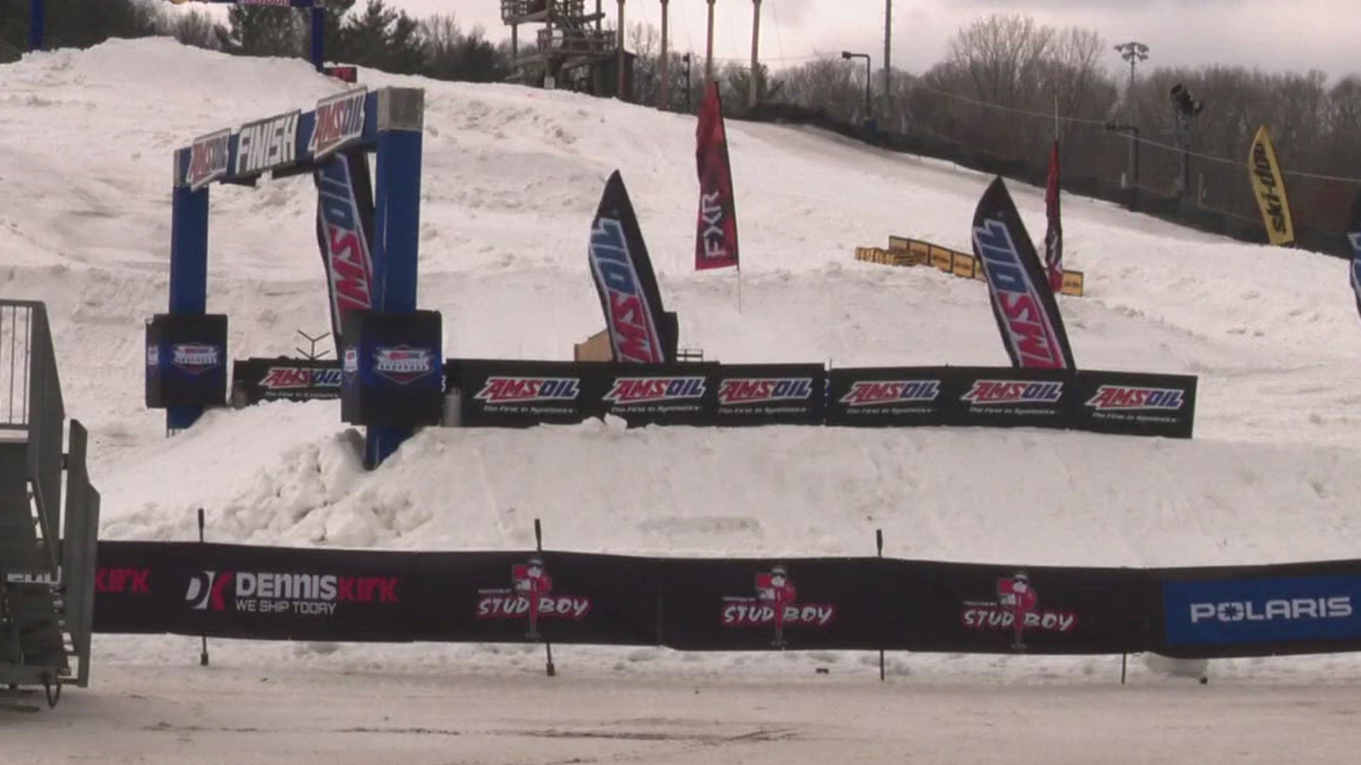The Cannonsburg Snocross National features the best snowmobilers from around the country.