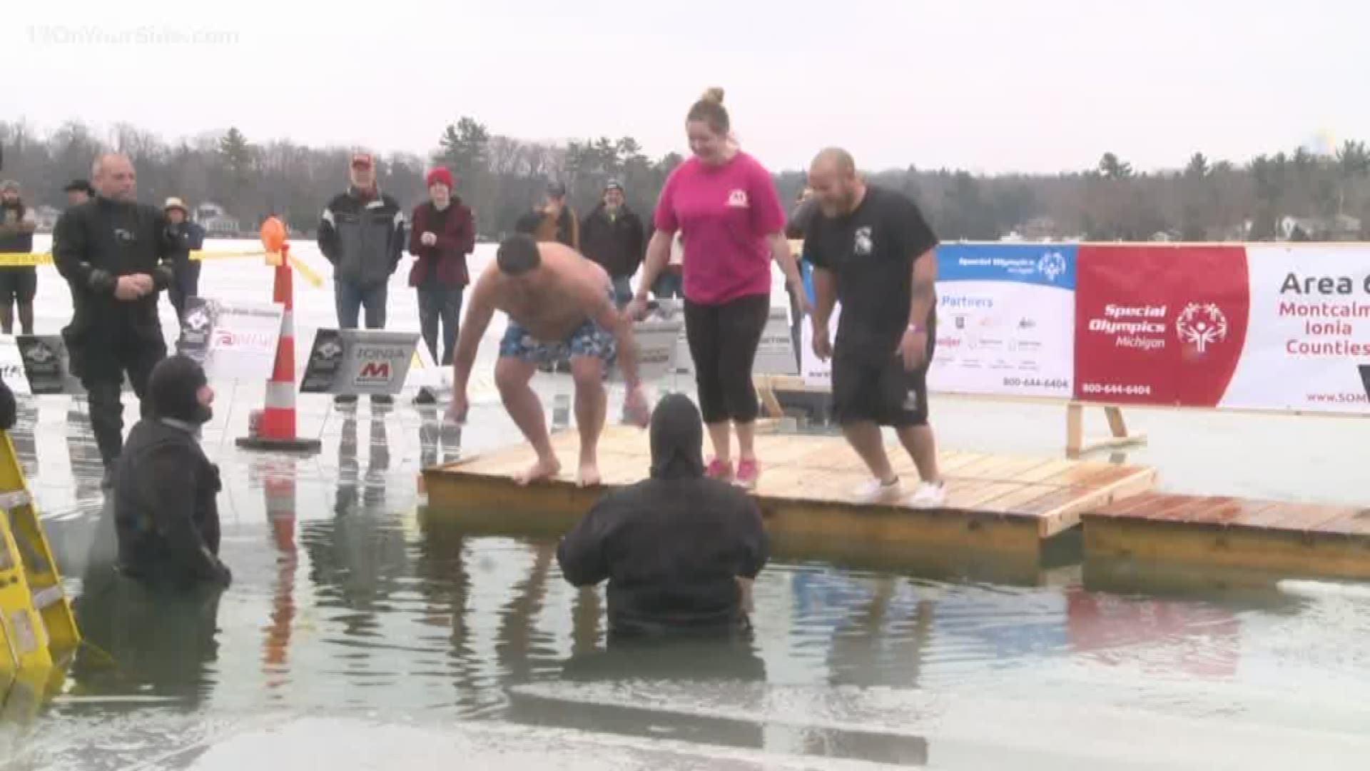 Frigid water and funds for a good cause, that's what you get with the Polar Plunge.