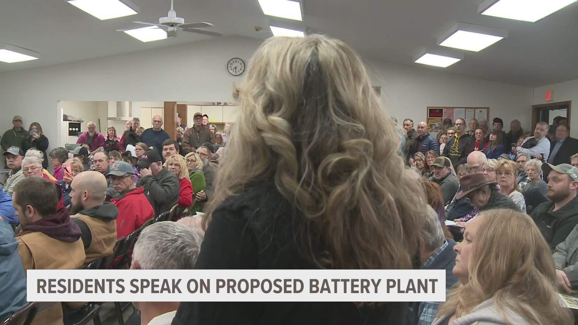 While not on the Green Charter Township meeting agenda, residents near Green and Big Rapids Townships gathered to voice their concerns during public comment.